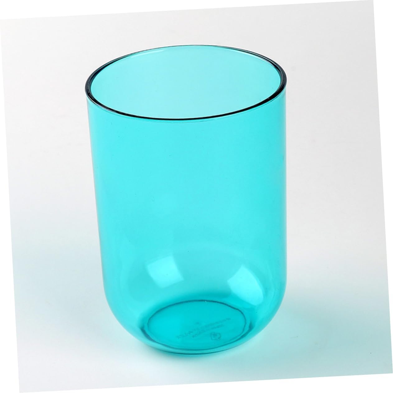 Ergonomic Clear Toothbrush Mug Set for Adults