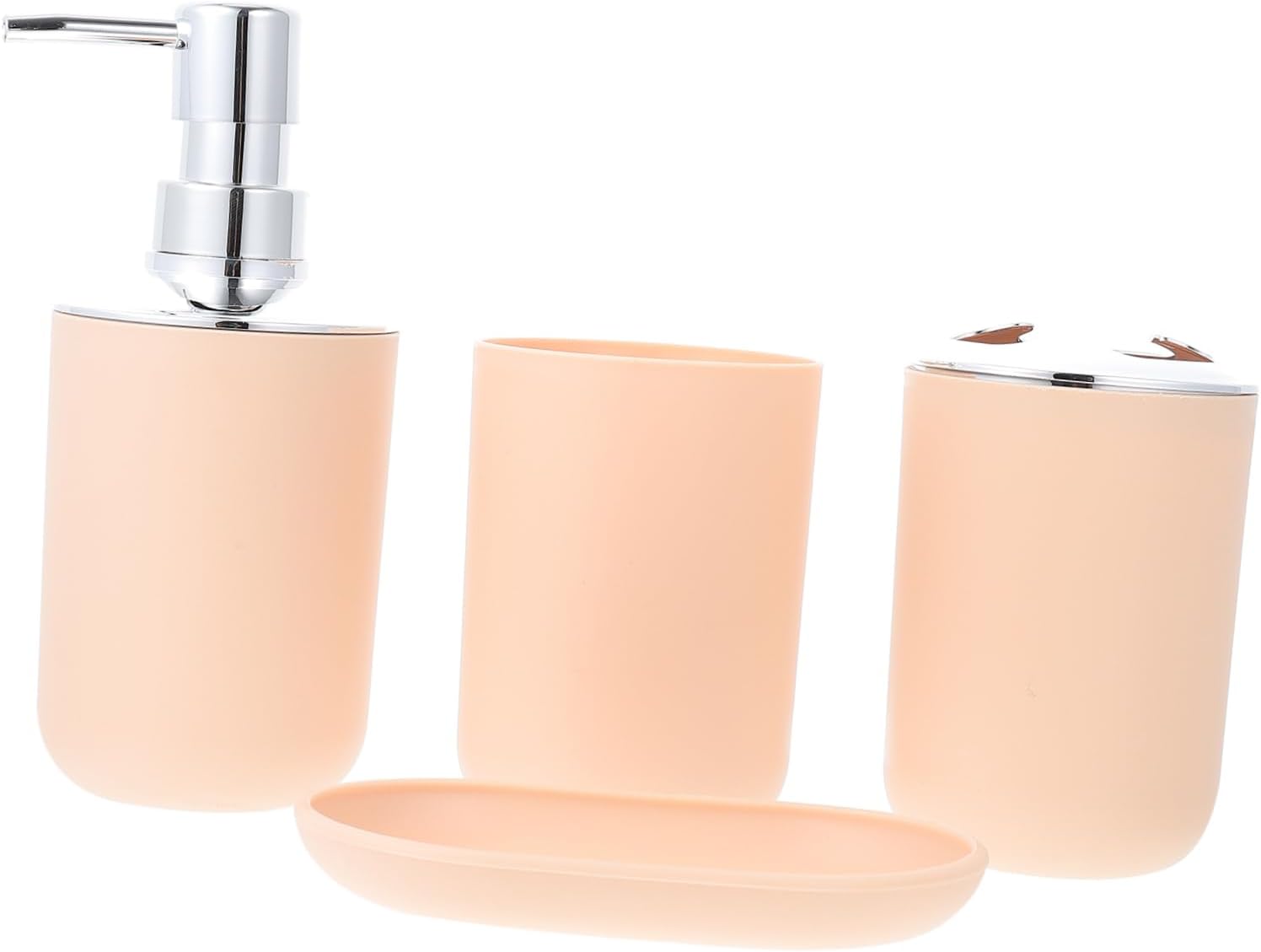VOSAREA 1Set Plastic Bathroom Storage Tray Gargle Cup Toothbrush Holder