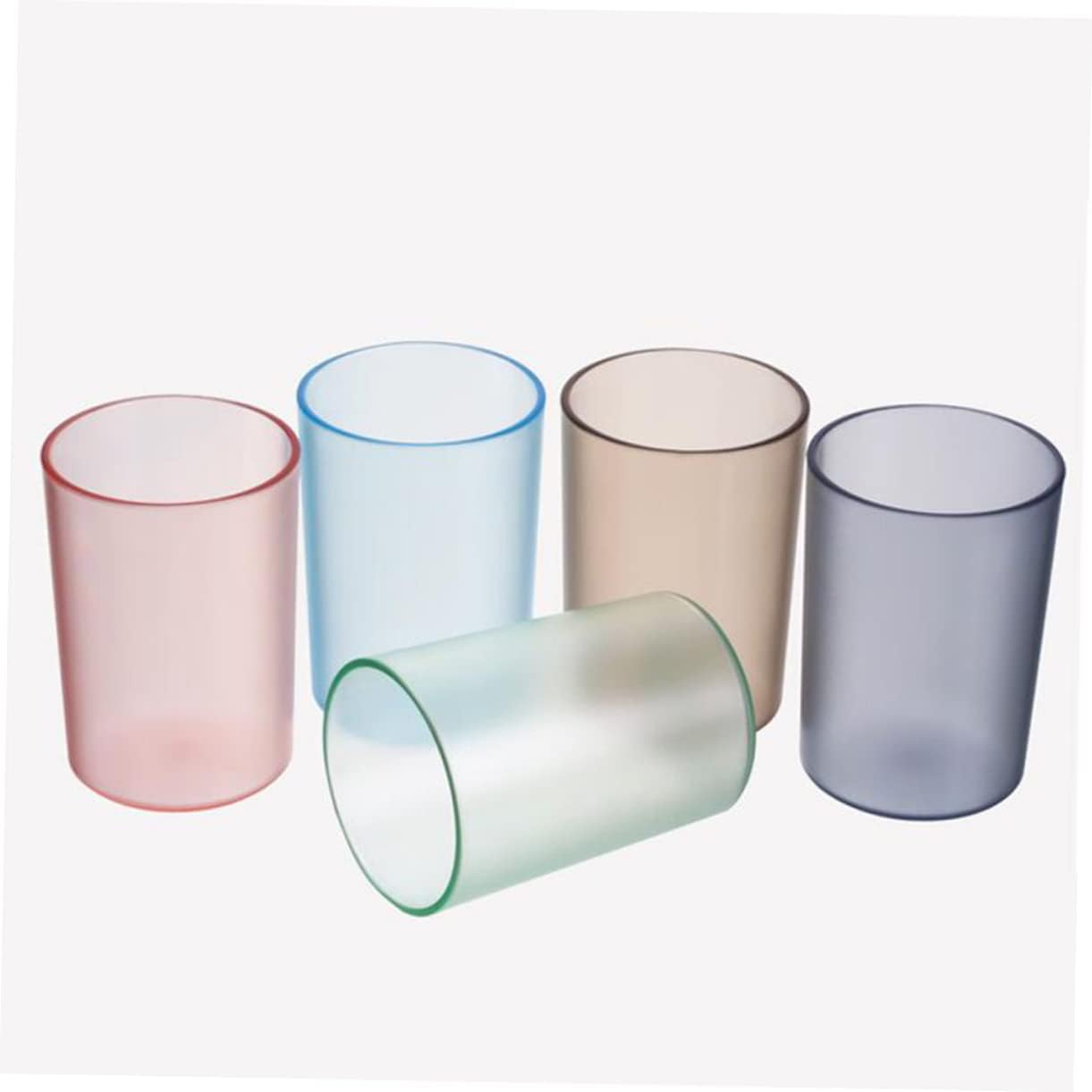 Sturdy Transparent Toothbrush Cup for Adults