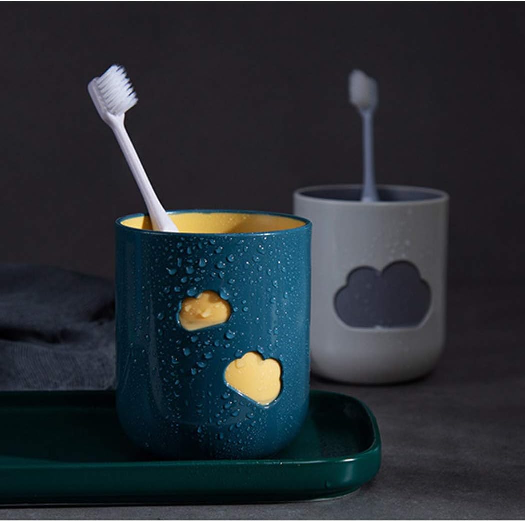 4-Piece Travel Toothbrush Set Upscale Bathroom Accessories