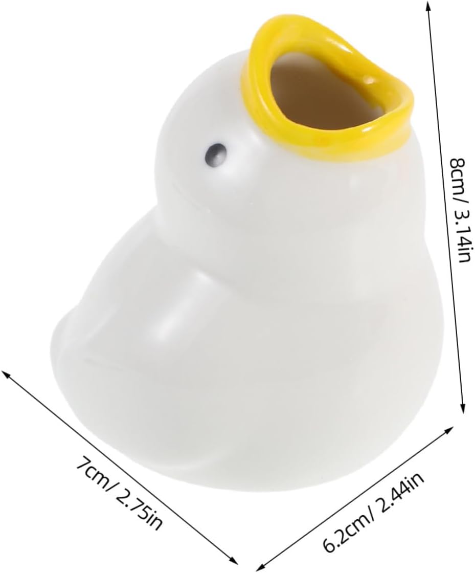 Cute Ceramic Toothbrush Holder - Compact Functional