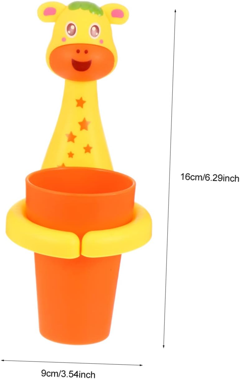 IWOWHERO 1-Pack No Punching Toothbrush Cup Holder