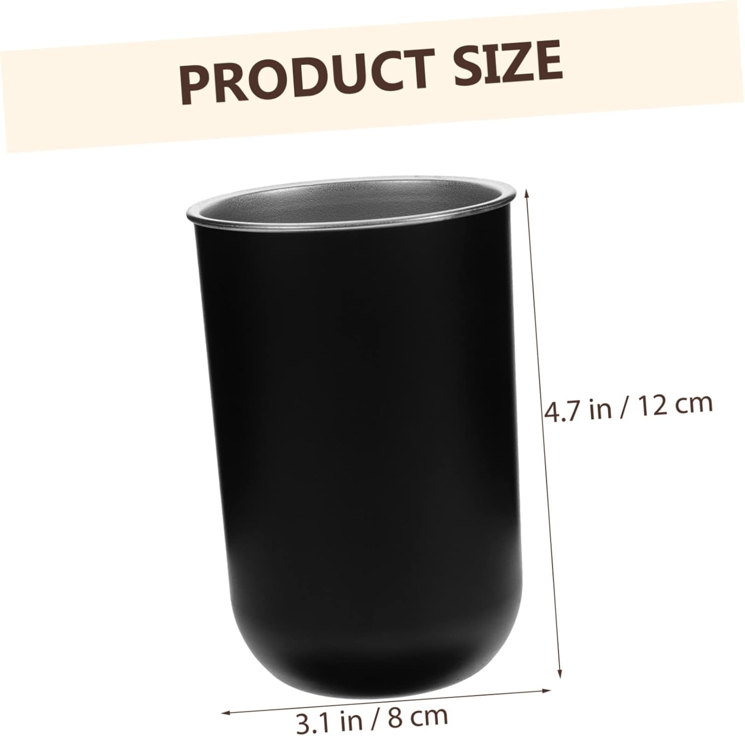 Amosfun Stainless Steel Travel Toothbrush Holder