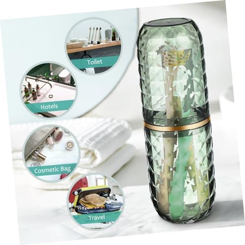 Dual-Purpose Travel Toothbrush Cup Organizer