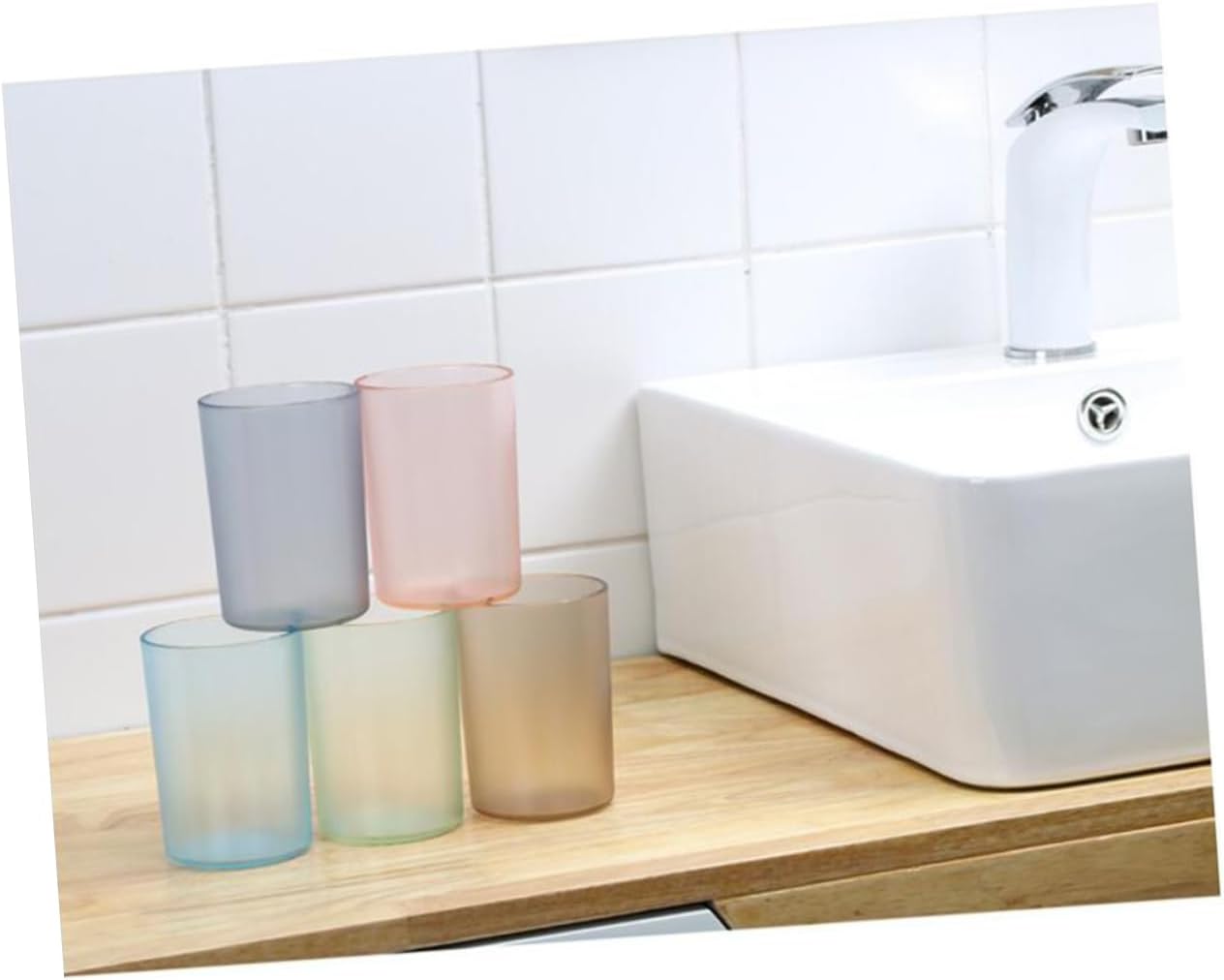 WOONEKY Toothbrush Cup for Boys and Girls