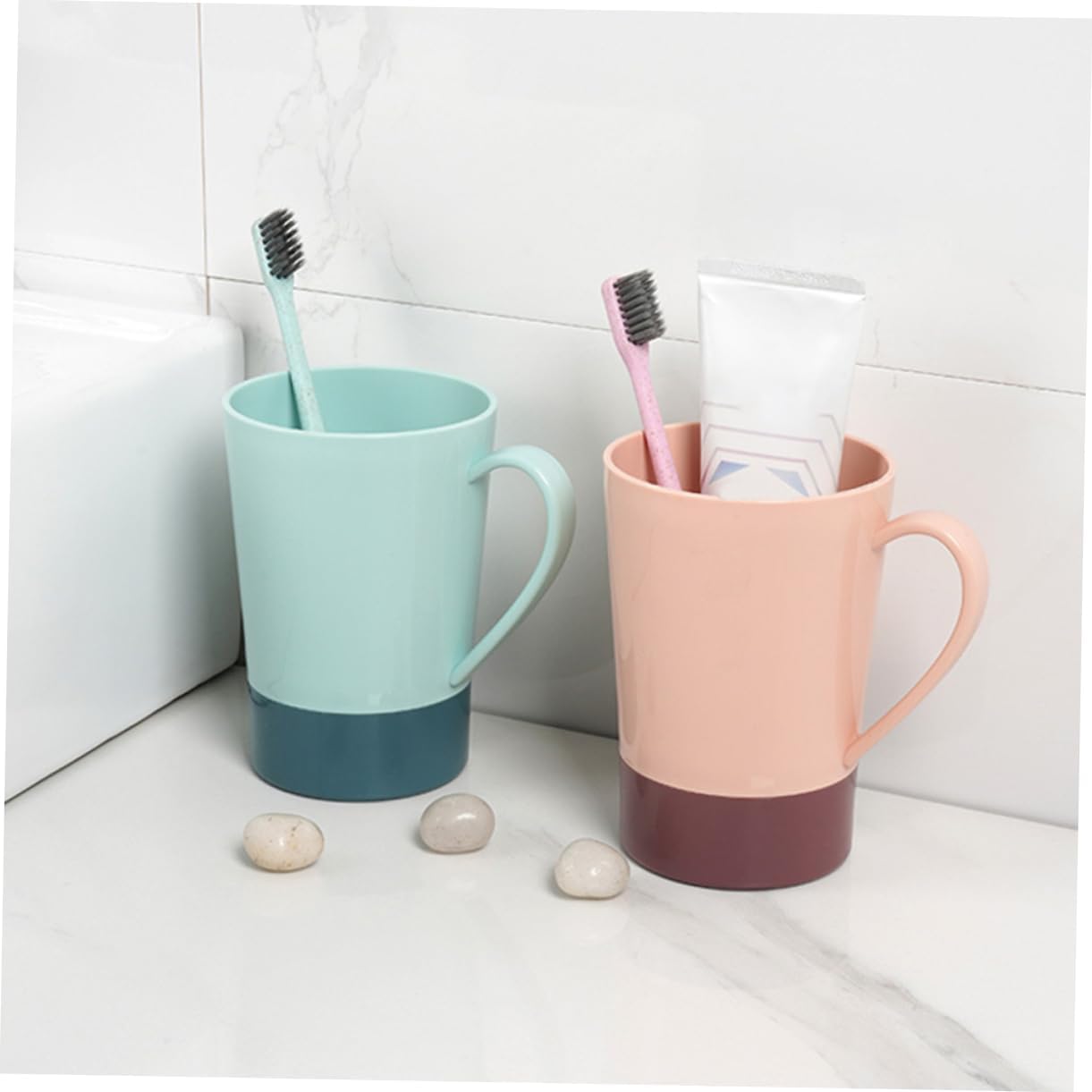 GALPADA Reusable Toothbrush Cup Smooth Design Perfect for Travel