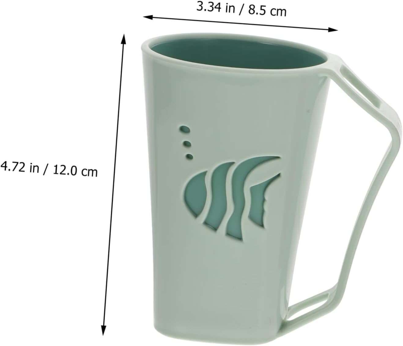 UGH-Free Design ULTECHNOVO 2pcs Wear-Resistant Gargle Cup Toothbrush Holder