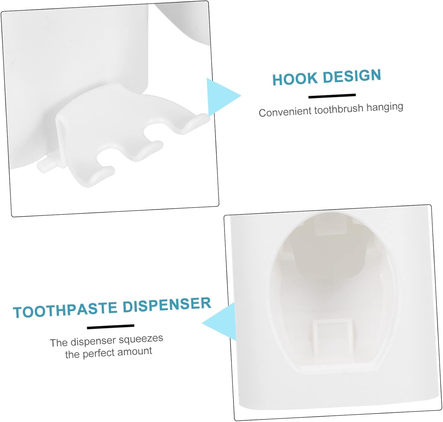 Durable Toothbrush Toothpaste Holder