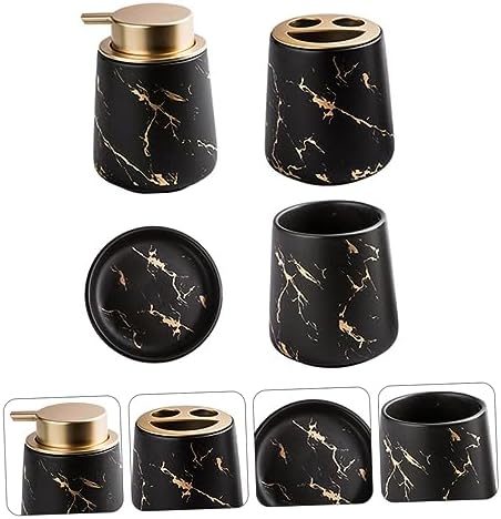 Beatifufu Perfect for Boys and Girls Toothbrush Holder Soap Dispenser Set