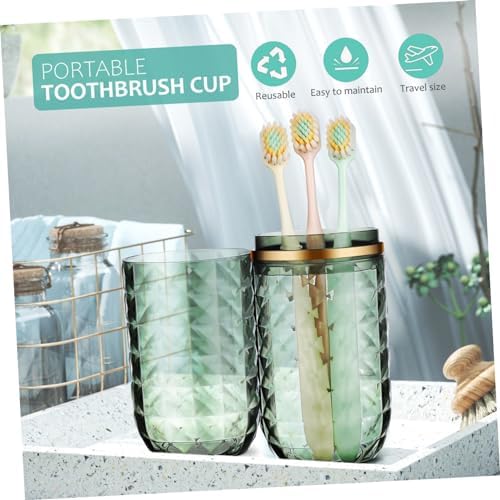 Dual-Purpose Travel Toothbrush Cup Organizer