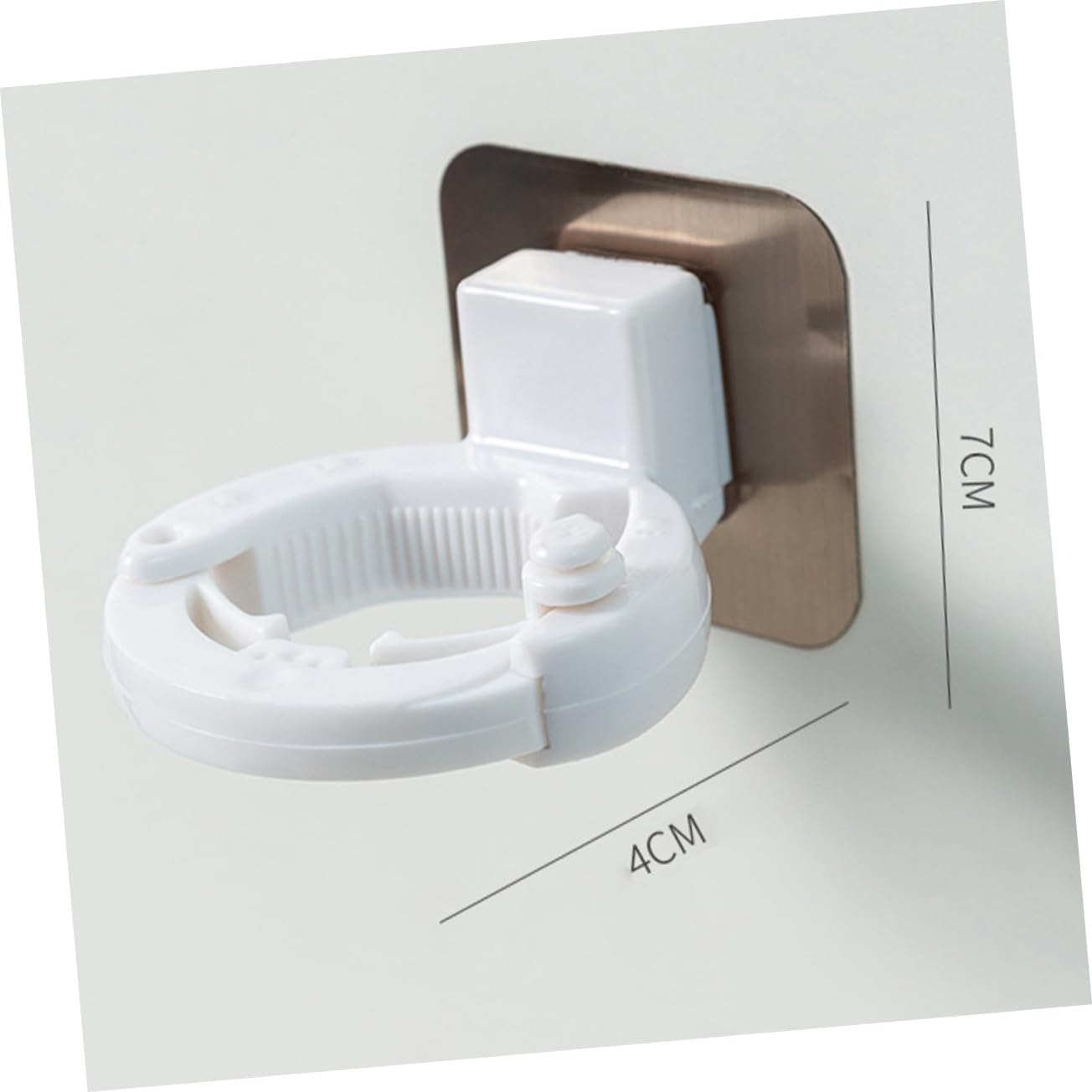 Cabilock 3pcs Wall Mounted Shower Gel Bottle Rack