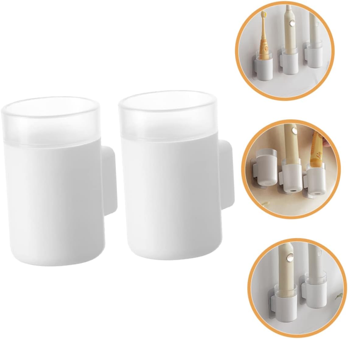 3Pack Wall-Mounted Electric Toothbrush Holder