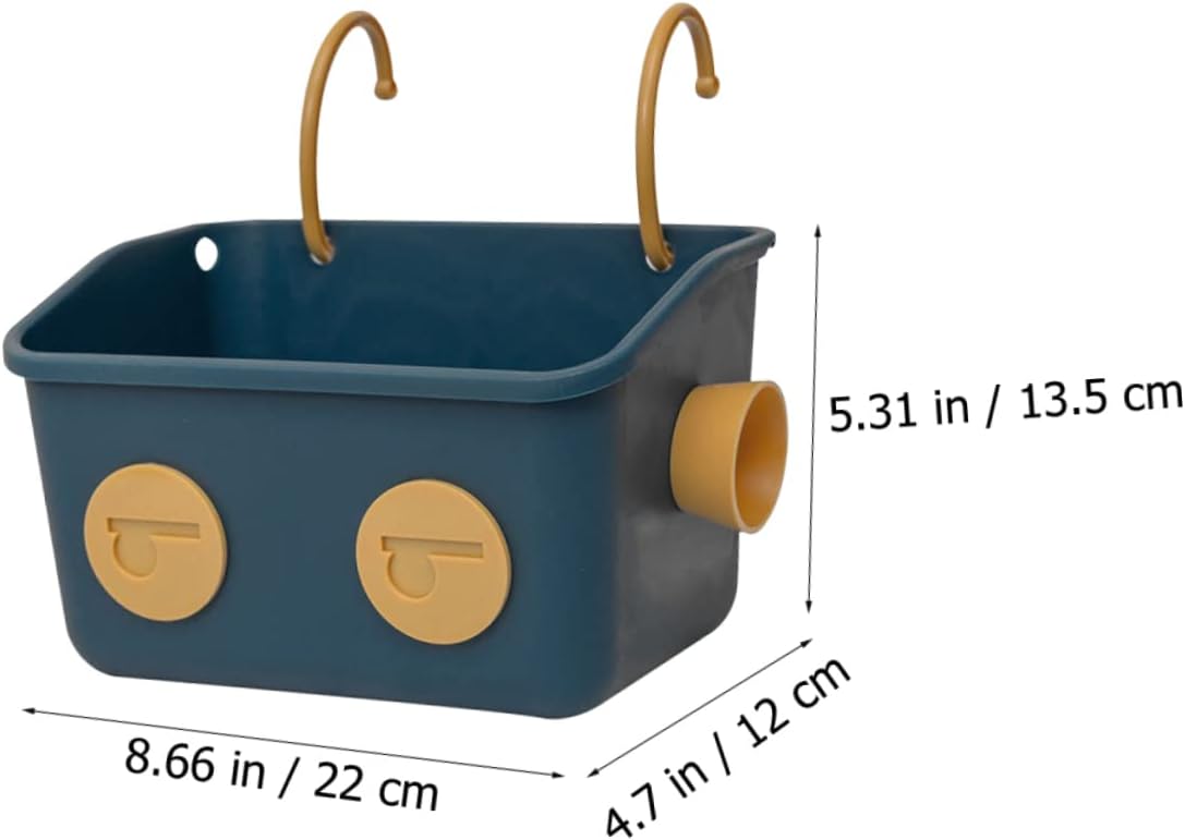 No Punching Shotarday Caddy Silver Basket for Bathroom Storage