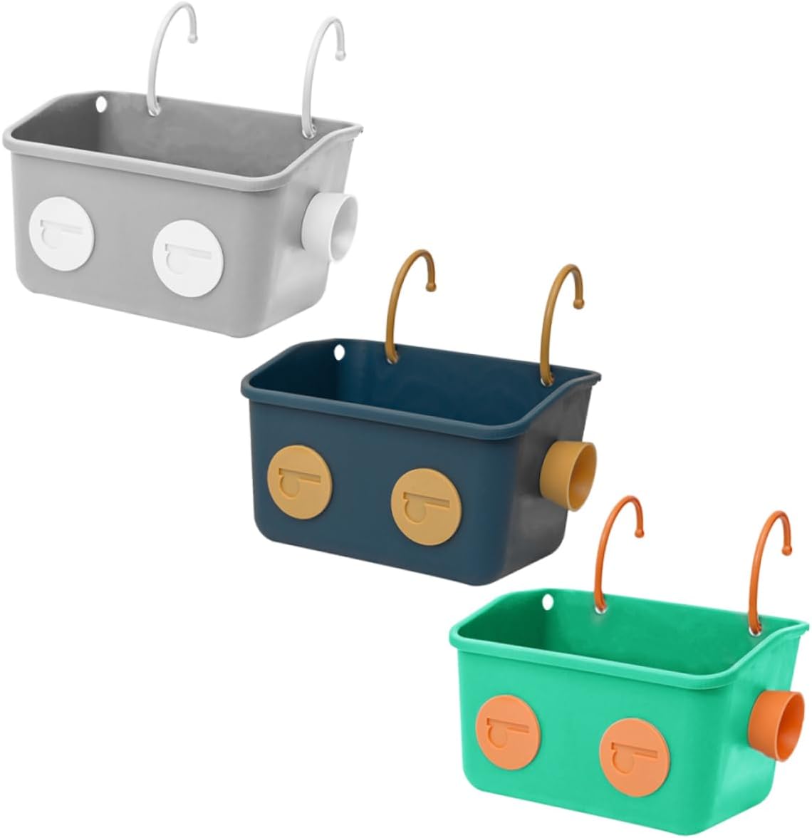 Simple Hanging Organizer Wicker Basket for Shower Use Durable Easy to Clean