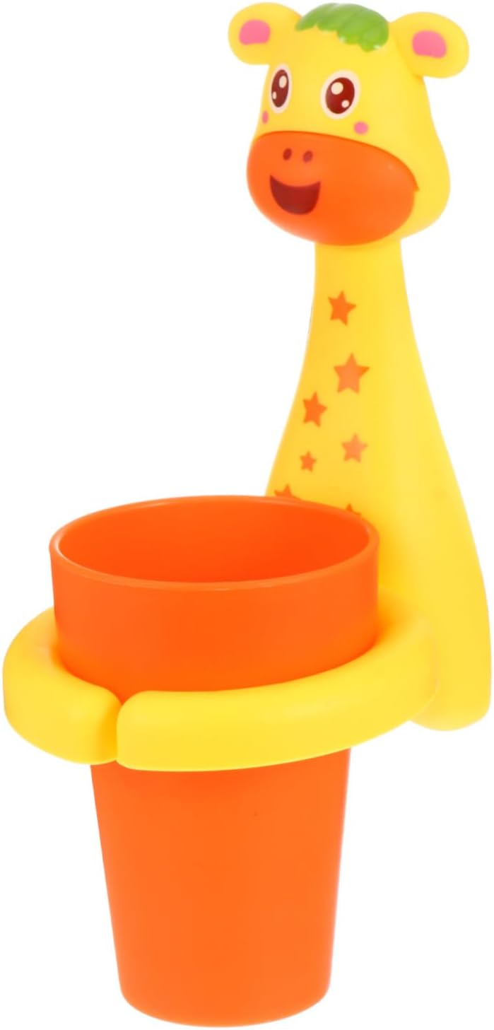 IWOWHERO 1-Pack No Punching Toothbrush Cup Holder