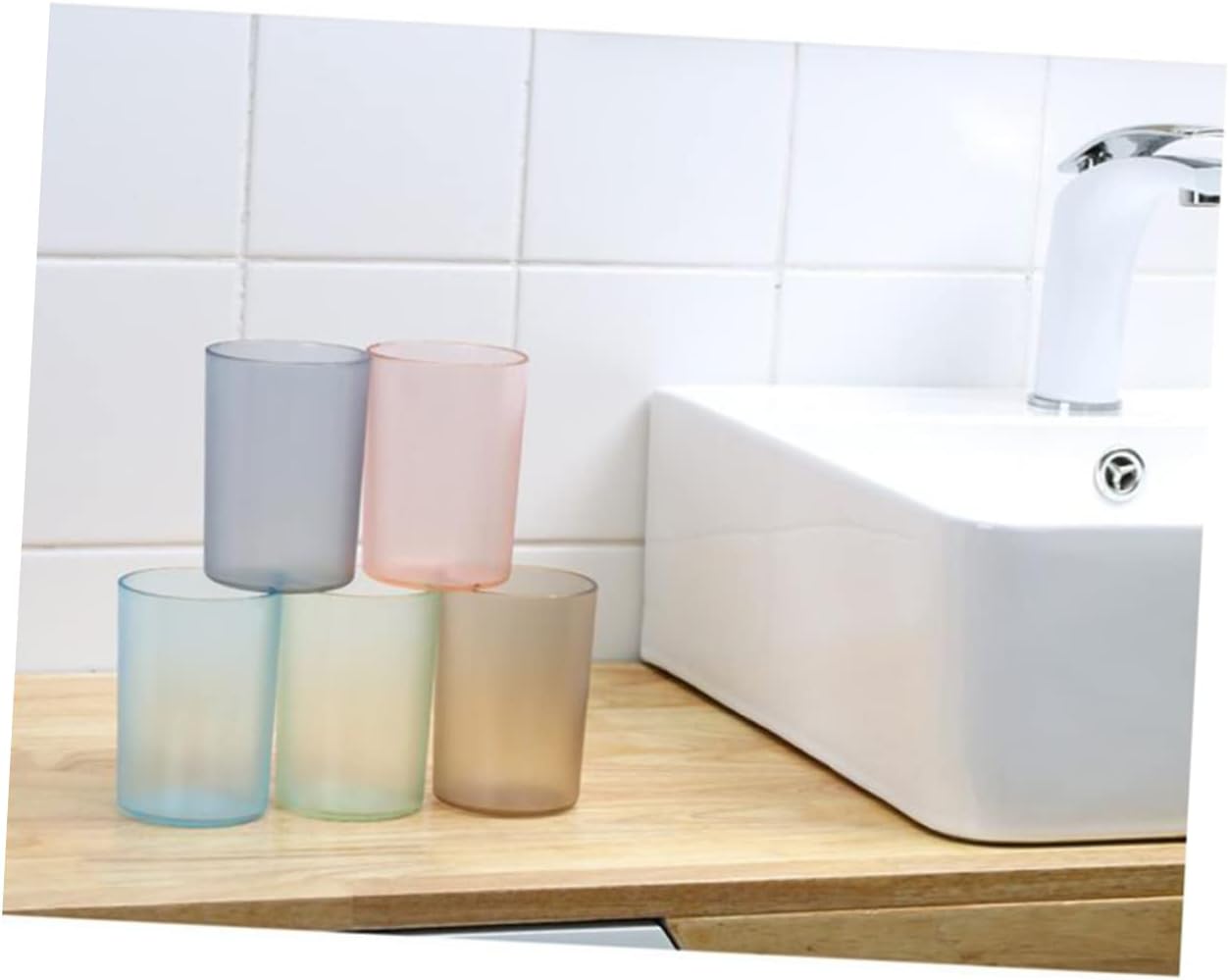 Elegant Bathroom Toothbrush Mug Holder for Kids and Adults