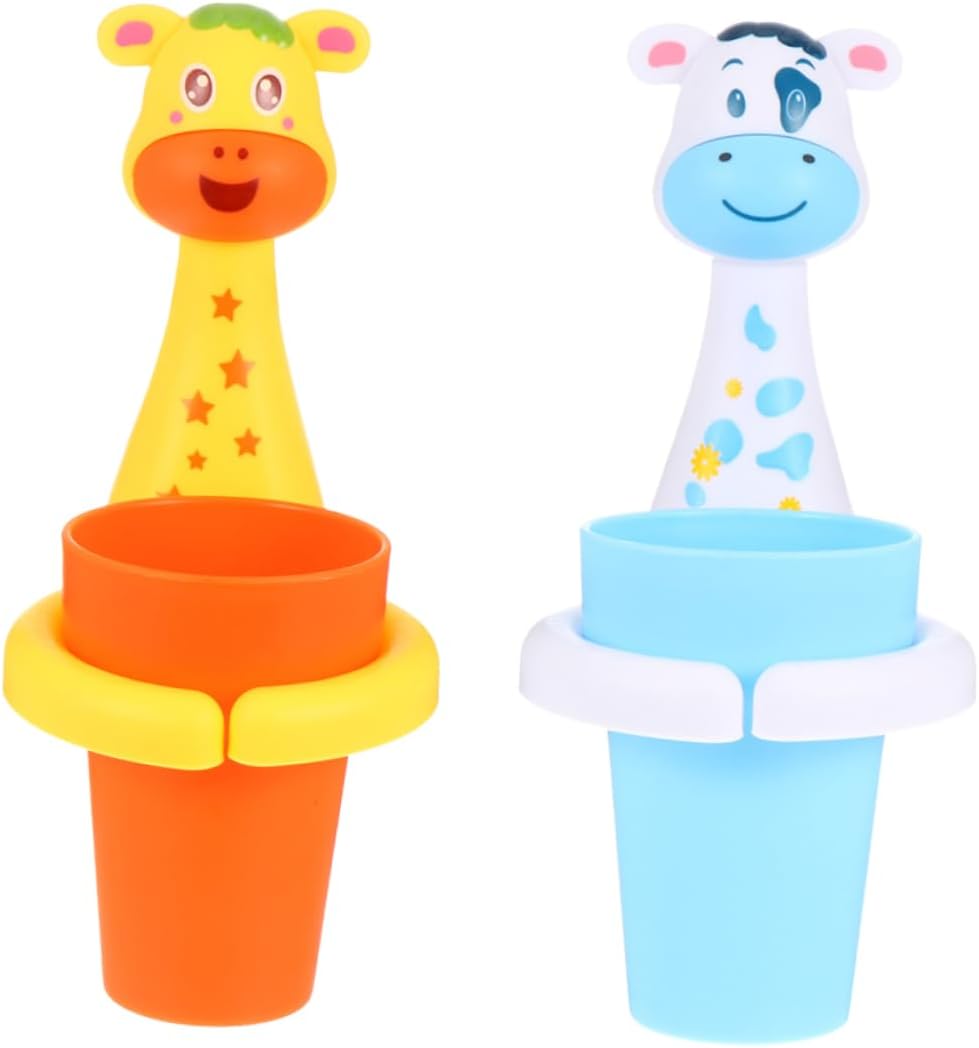 Adorable Cartoon Wall-Mounted Toothbrush Toothpaste Rack