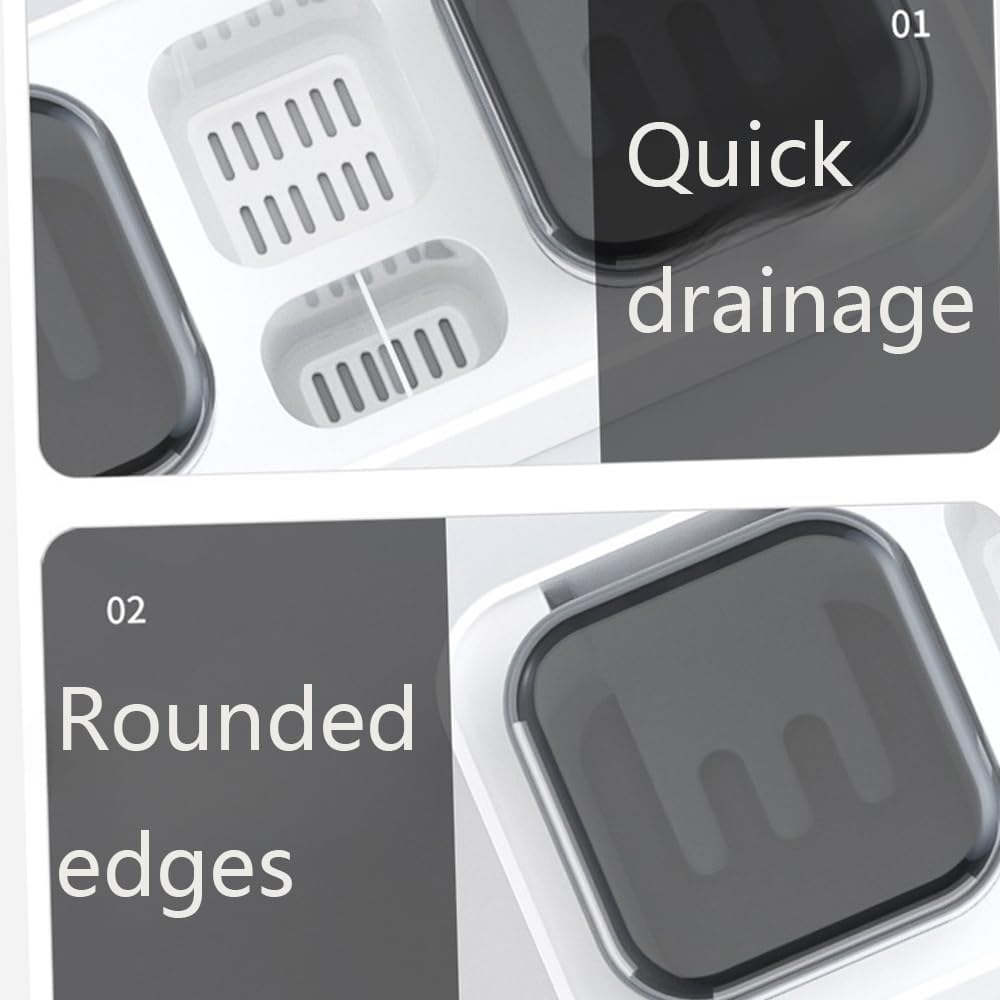 Sturdy and Versatile 2-Pack Toothbrush Holders