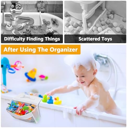 HooBribeau Bath Toy Organizer