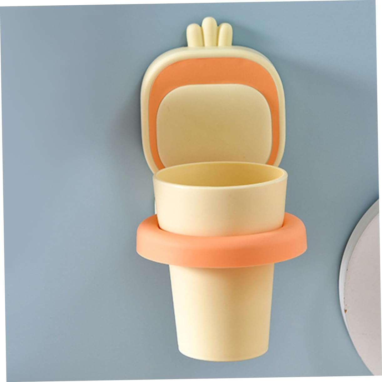 boys and girls toothbrush holder with cup