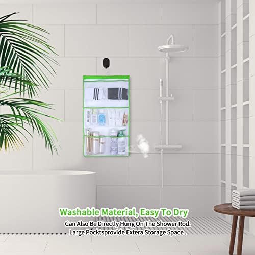 GUMQDD 6 Storage Pockets Mesh Shower Caddy
