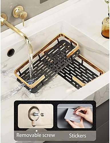 BAHELS Bath Organizer Wall-Free Aluminum Shah Organizer for Bathroom Kitchen