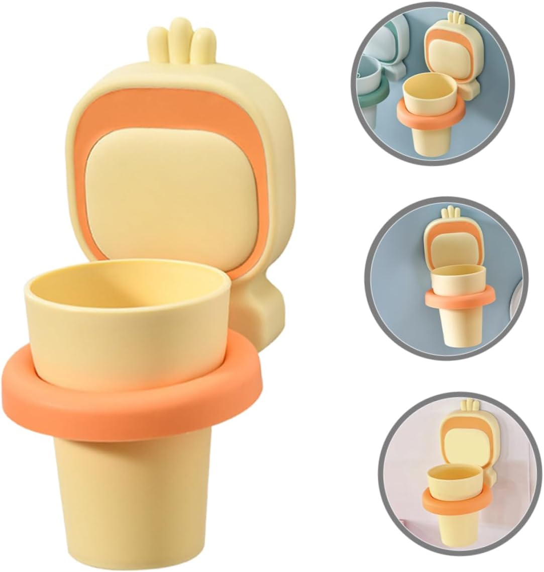 Cavalier Toothbrush and Mouthwash Cup Holder Set for the Home