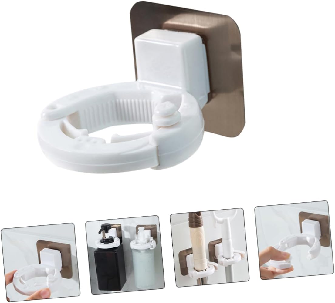 Cabilock 3pcs Wall Mounted Shower Gel Bottle Rack
