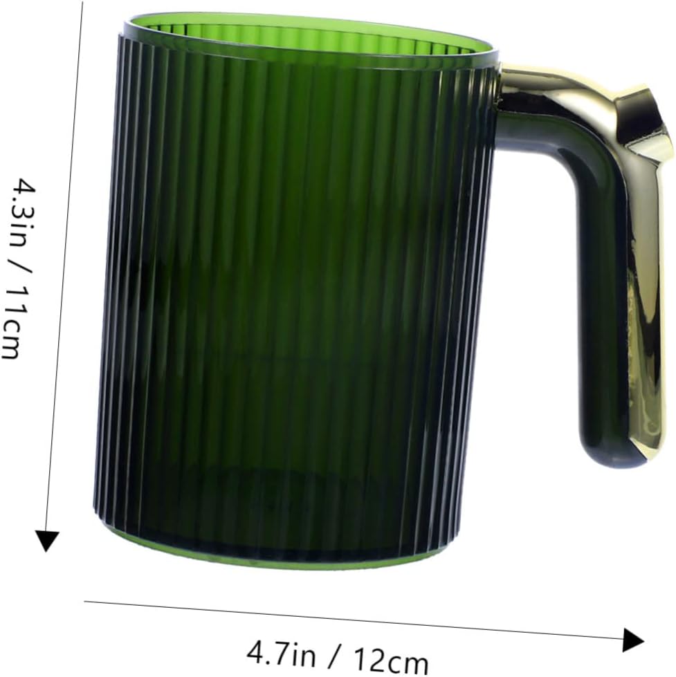 Cabilock Gold-Plated Toothbrush Holder Travel Cup