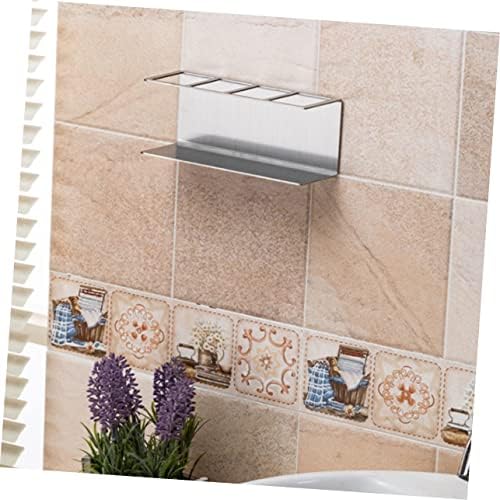 Stainless Steel Toothbrush Holder with Slots