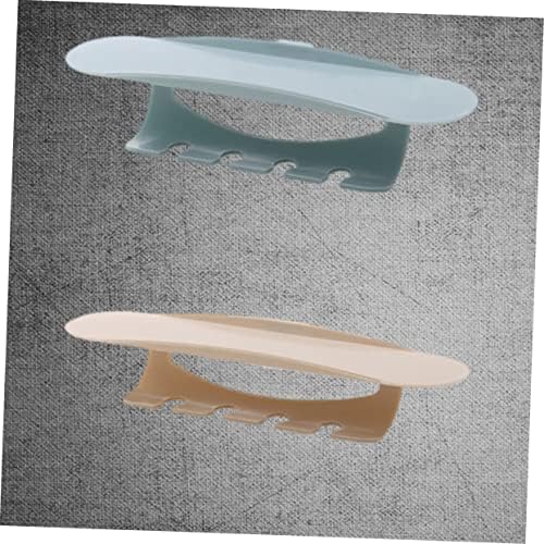 2-Piece Wall-Mounted Toothbrush Organizer with Punch Design