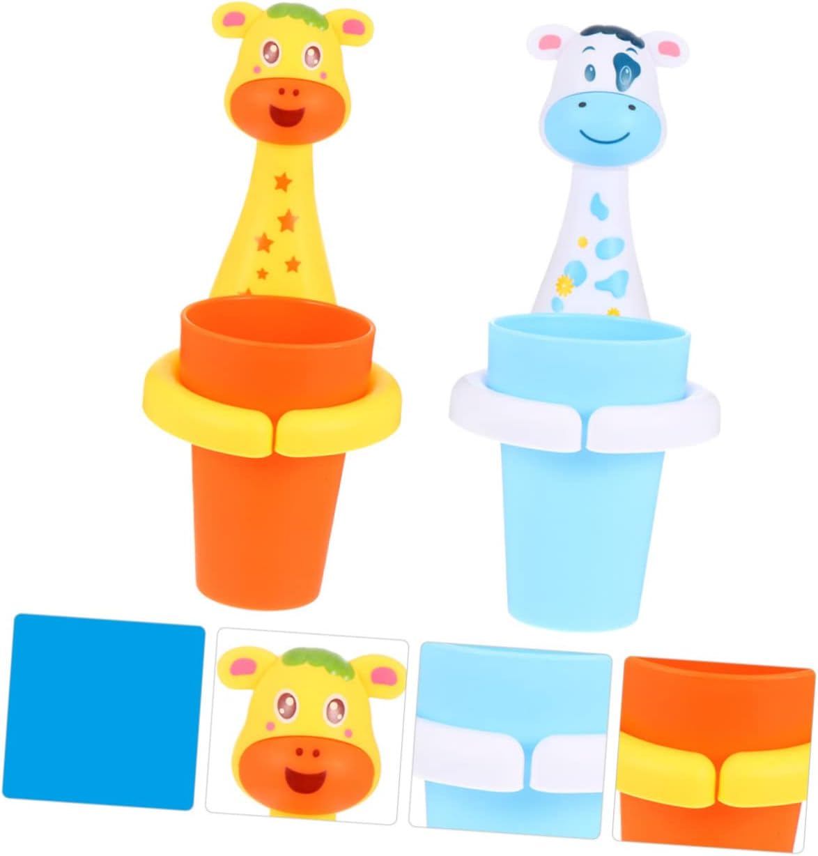 Adorable Cartoon Wall-Mounted Toothbrush Toothpaste Rack