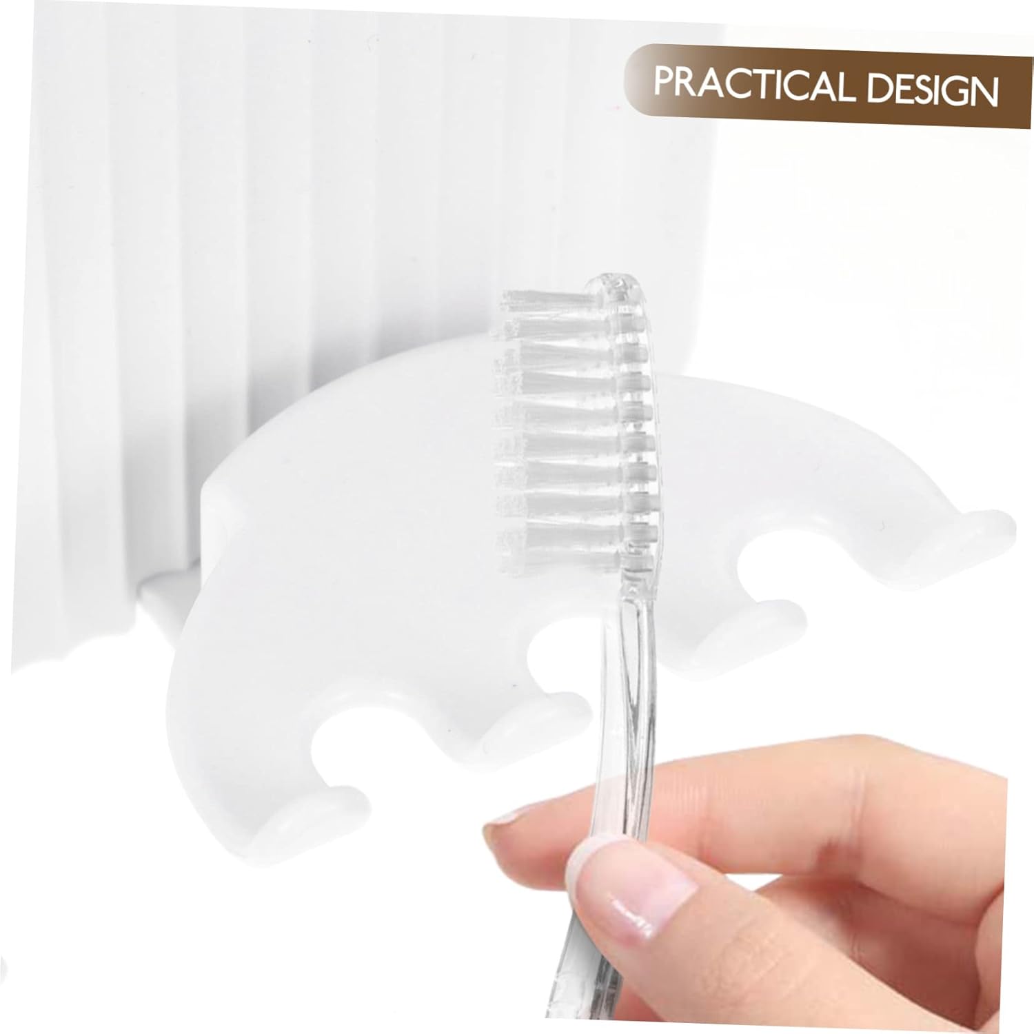 Wall-Mounted Bathroom Storage Set - Toothbrush Cup Organizer
