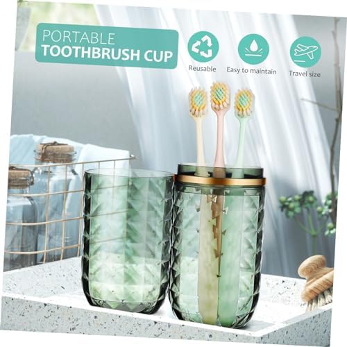 Travel Toothbrush and Mouthwash Holder Portable Case