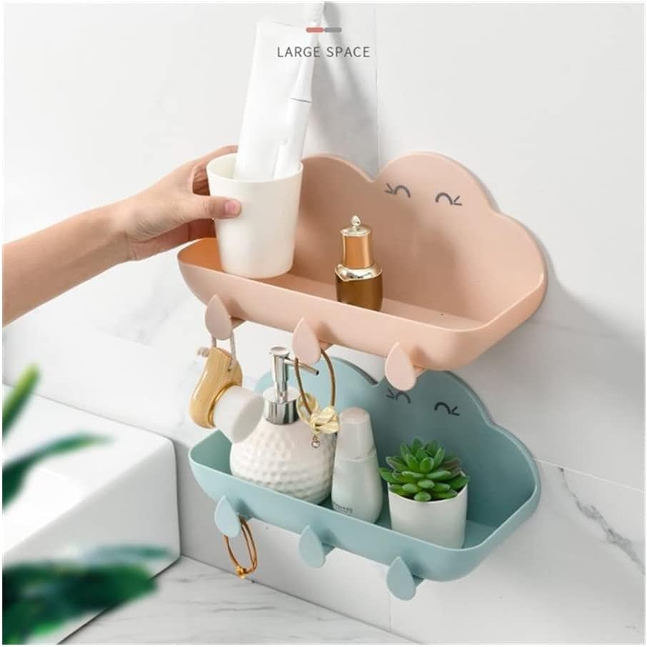 ANNBKA Pink Creative Pink Cloud-Shaped Shower Caddy