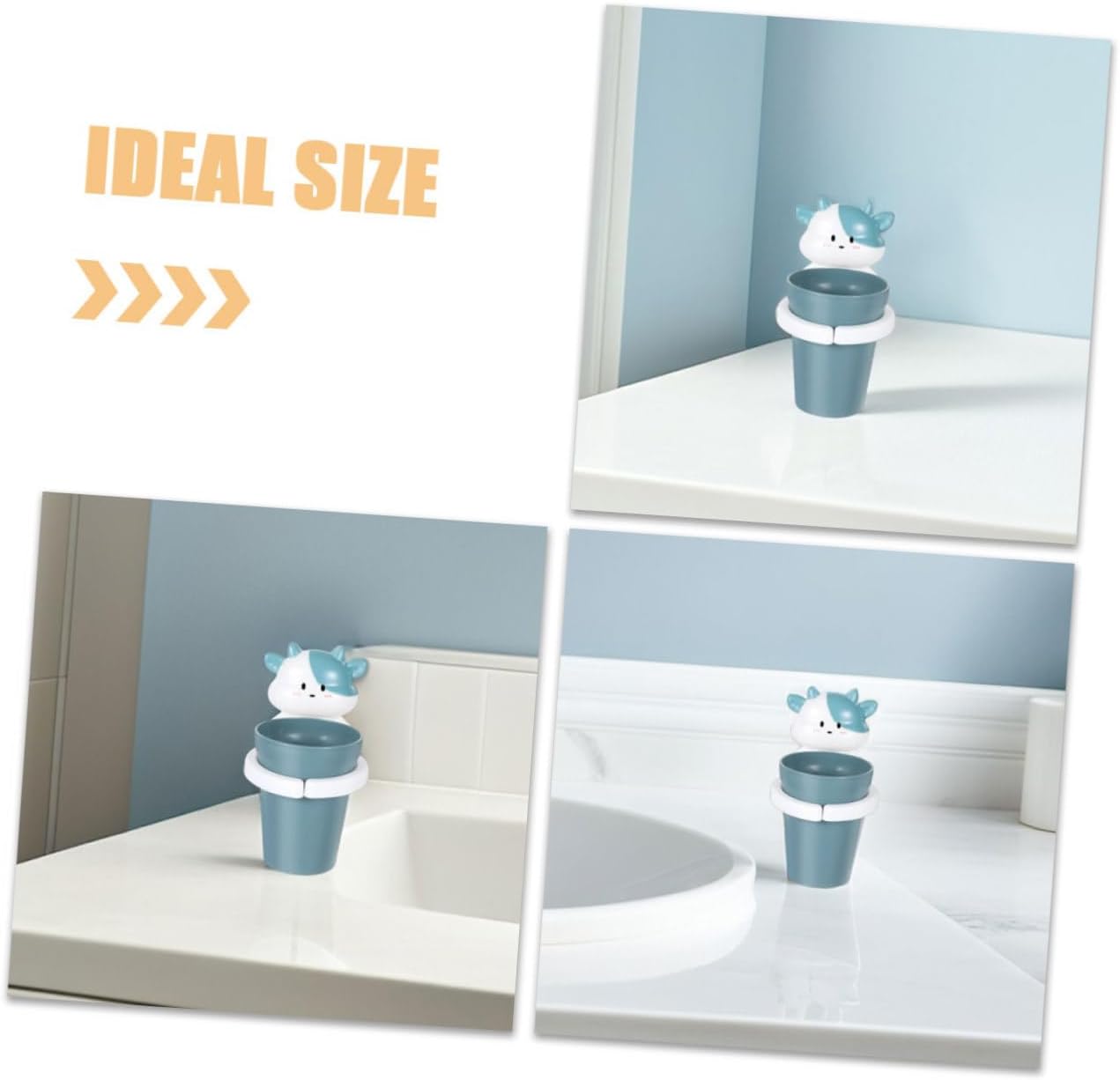 BrightFufu Cute Toothbrush Cup Holder for Kids Perfect Travel Toy Design