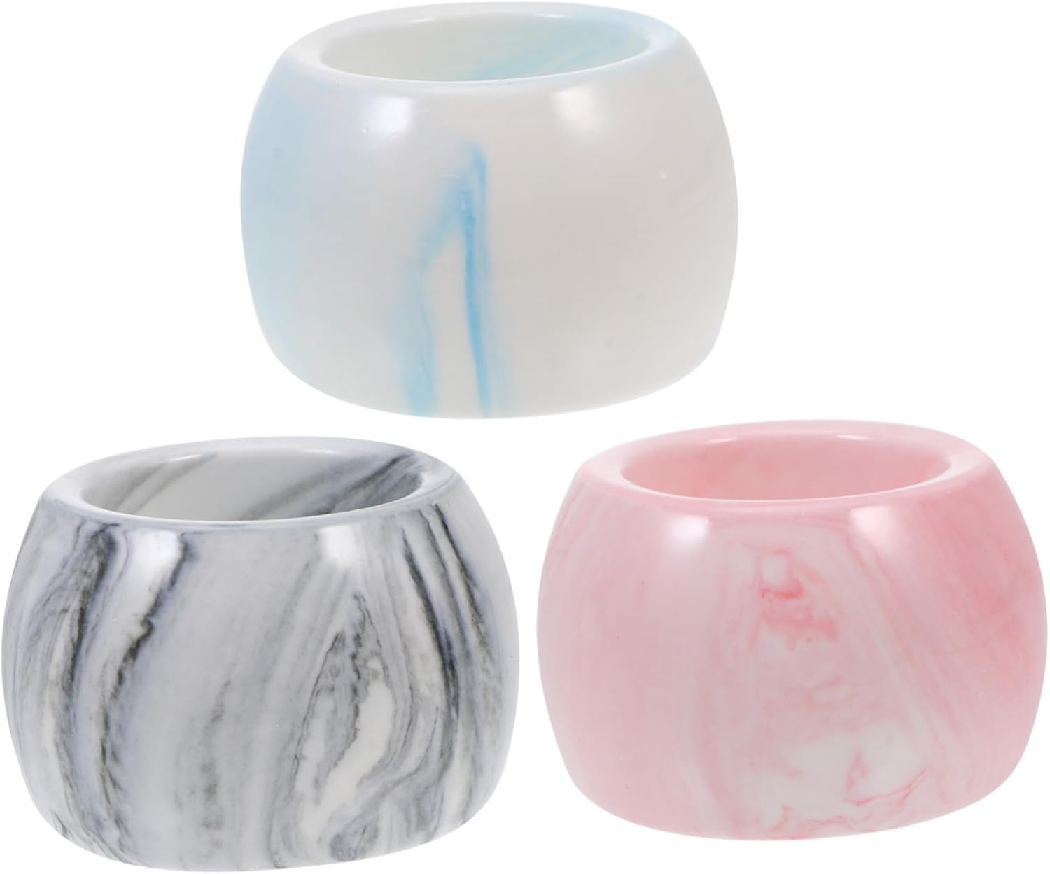 ABOOFAN 3Pcs Marble Electric Toothbrush Holder Stylish Bathroom Organizer