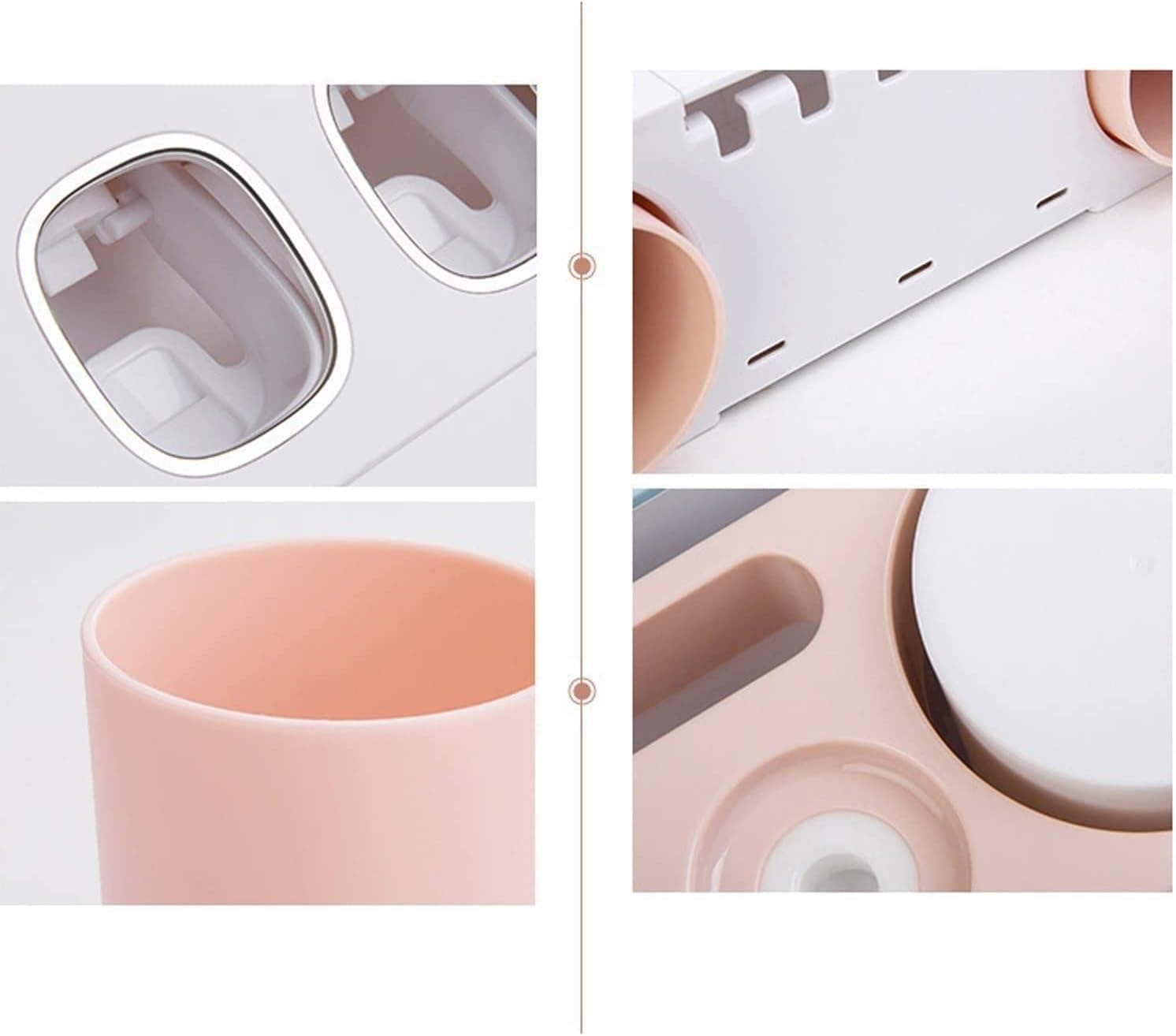 Wall-Mounted Toothbrush Organizer for Efficient Oral Care