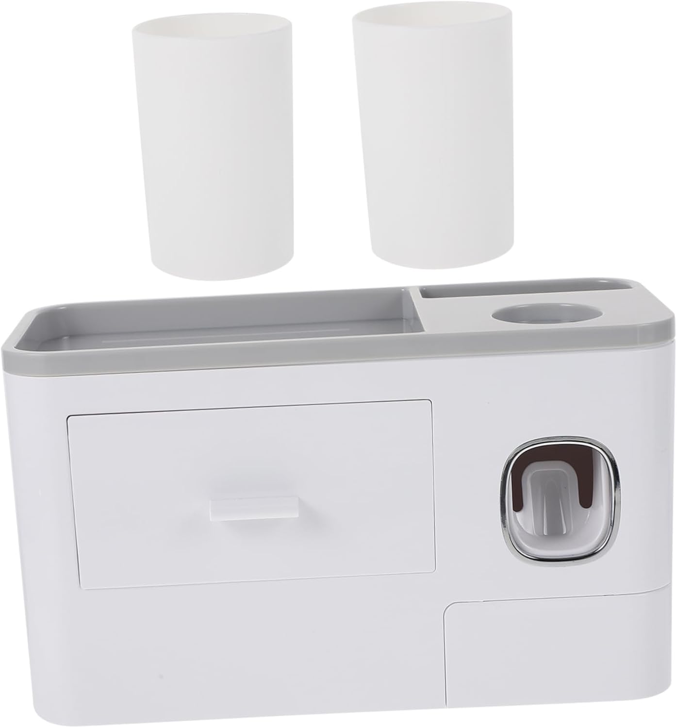 DECHOUS Space Saving Wall-Mounted Toothbrush Holder
