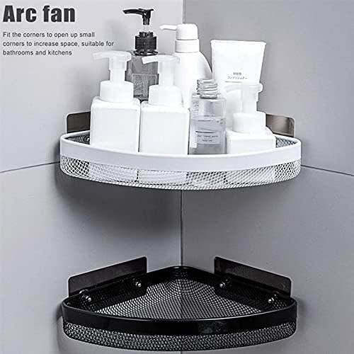 Durable Corner Bathroom Shelf White