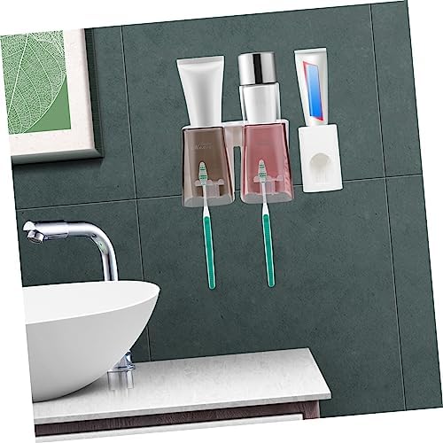Holibanna Toothpaste and Toothbrush Storage Rack