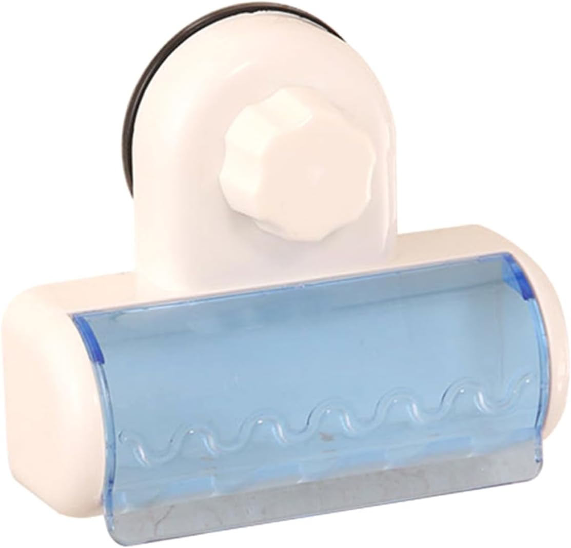 Elegant Suction-Cup Toothbrush and Toothpaste Holder