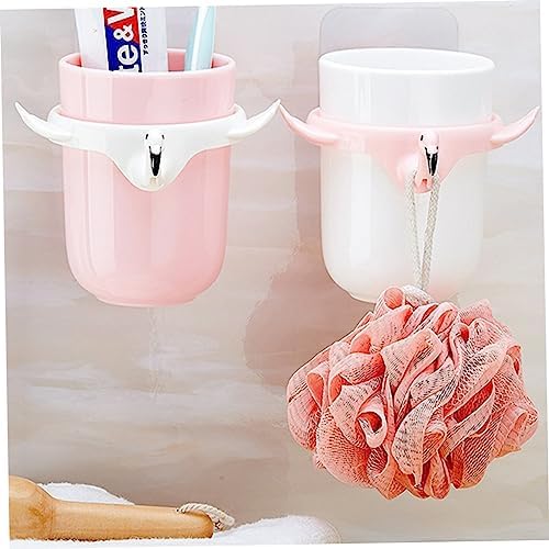 HOOtn Flamingo Tooth Mug Gargle Brush Use-Everyday Organizer in a Cute Design