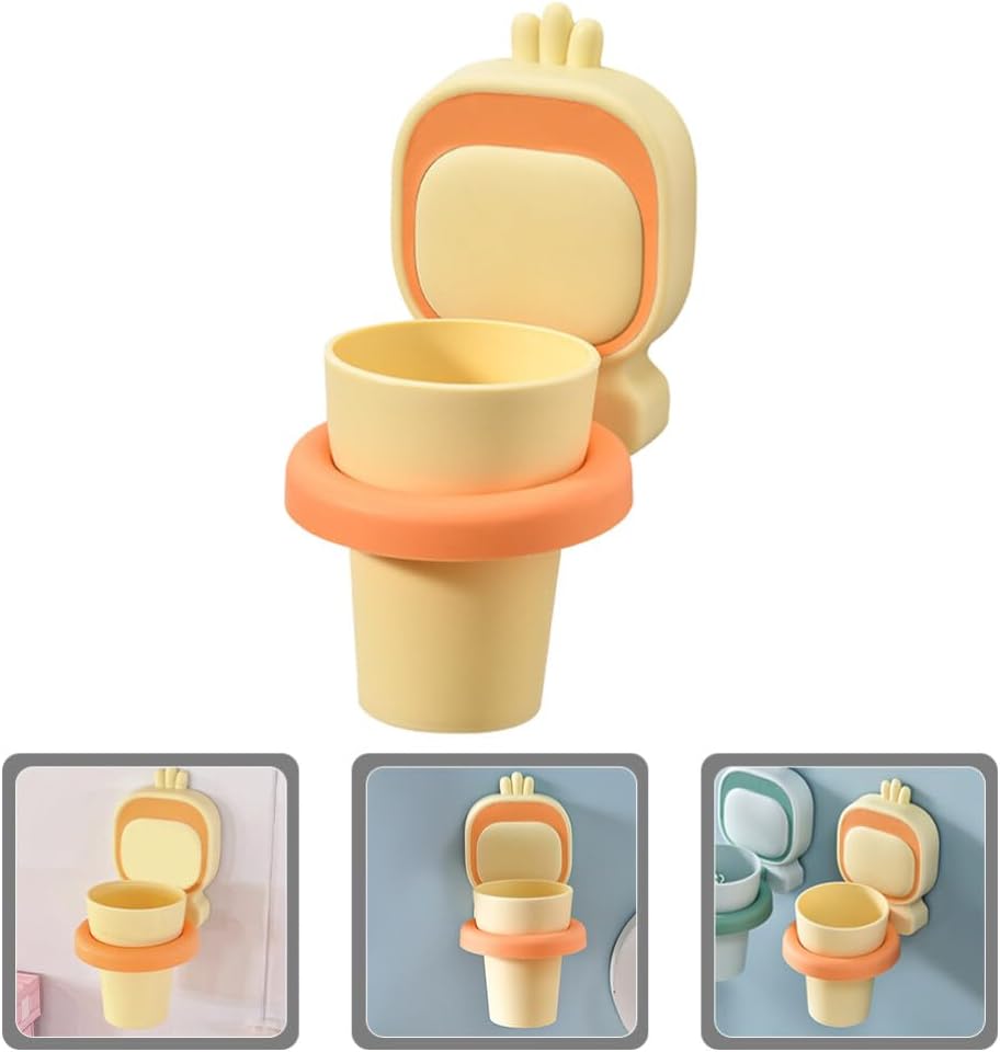 1set Wall-Mounted Toothbrush Holder for Boys and Girls