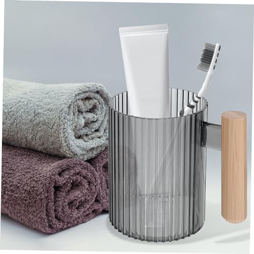 PRETYZOOM 4-Piece Toothbrush Cup Set for Bathroom