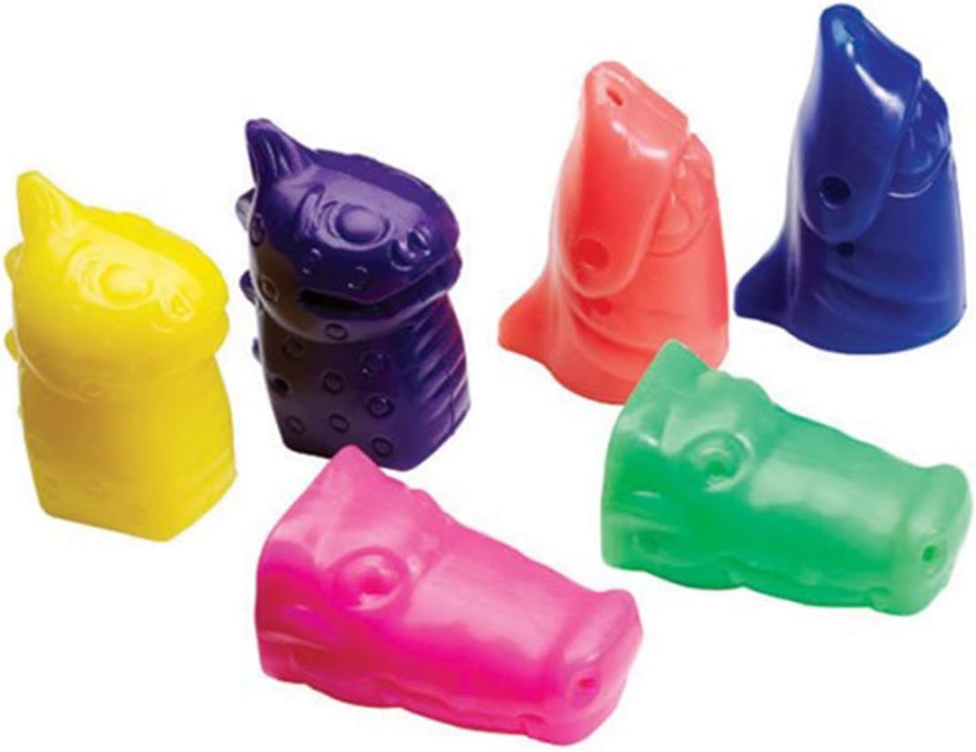 Sleek Colorful 20 Toothbrush Set with Animal Covers