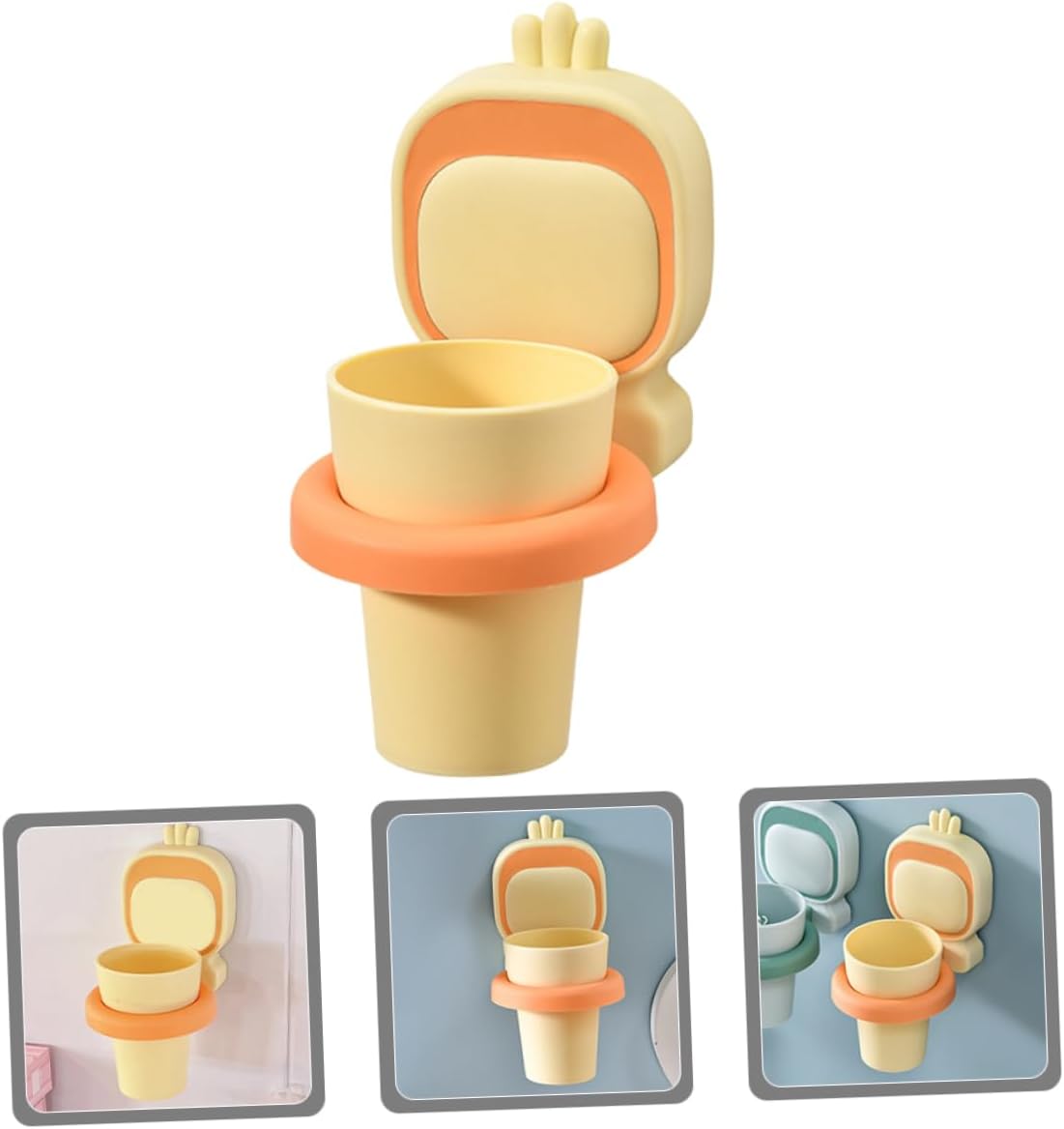 H O M E T Easy Plastic Toothbrush Cup