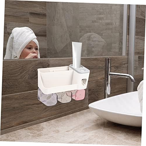 Perfect multi-functional wall-mounted toothbrush holder for space-saving bathroom solutions