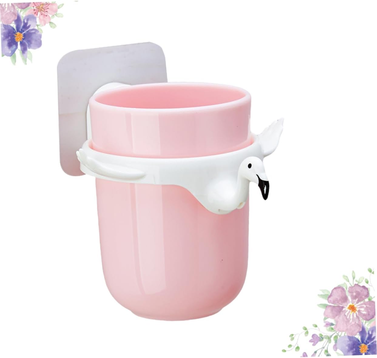 HOOtn Flamingo Tooth Mug Gargle Brush Use-Everyday Organizer in a Cute Design