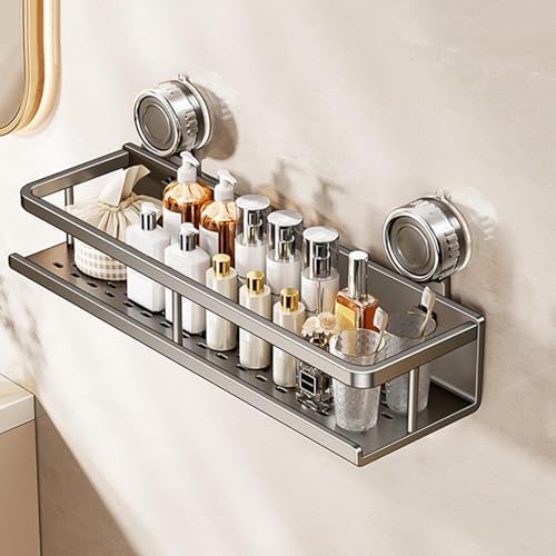 Space-Saving Suction Cup Bathroom Organizer